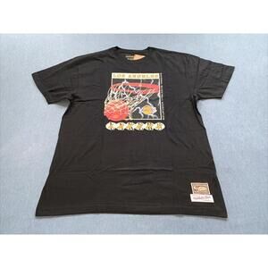Mitchell Ness Los Angeles Lakers Lightning Black T-Shirt